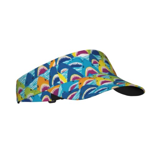 Leopard Print Sunscreen Visor Cap Adjustable Empty Top Athletic Beach Hat - color: 17
