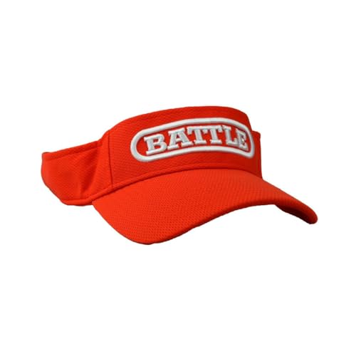 Battle Sports Premium Football Field Visor - color: Orange