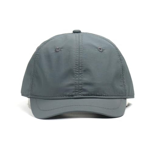 3cm Short Brim Stretch Fitted Baseball Caps Men's Quick Dry Breathable Unstructured Cap Curved Brim Trucker Hat K380 - color: Grey