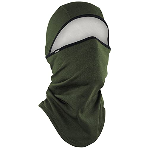 Zanheadgear WB4L114 Convertible Balaclava SportFlex Series Solid Black - color: Olive Drab