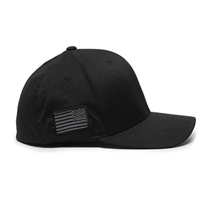 1776 Betsy Ross 13 Colonies 13 Stars 2A hat Black/Gray Cap Fit for Life Cap - size: X-Small-Small