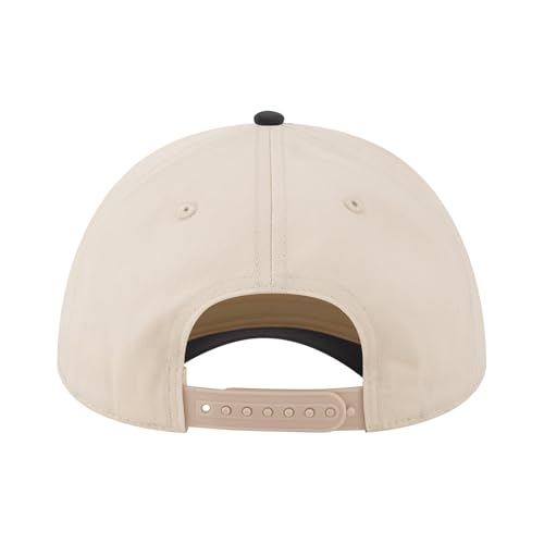 TOPTIE 5 Panel Trucker Hat Snapback Adjustable Cotton Sun Cap for Men - color: Suedette Dark Grey Beige