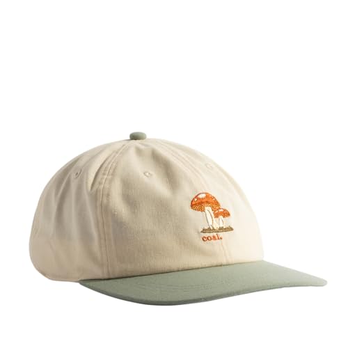 Coal Headwear Evergreen Vintage 6-Panel Cap, Comfortable, Hat for Men and Women - Outdoor Casual Everyday - color: Bone/Sage