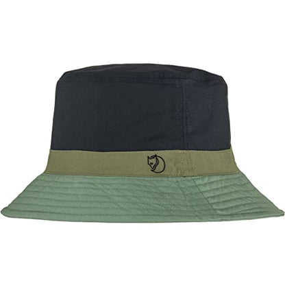 Fjällräven Reversible Bucket Hat - Reversible Design, Flexible Brim, Lightweight Fabric - Hiking, Travel - color: Patina Green-dark Navy, size: Large-X-Large