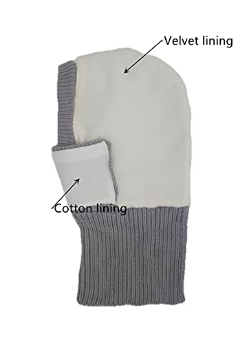 Baby Winter Hat Scarf Set, Unisex Infant Toddler Kids Hat Scarf - color: Grey Bear, size: 1-3T