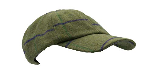 Walker and Hawkes Derby Tweed Shoulden Baseball Cap - color: Purple Stripes