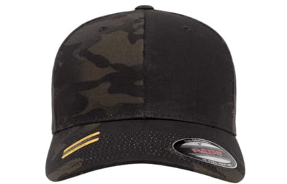 GNB CUSTOM EMBROIDERY LLC Plain 6277 Flex Baseball Men's Athletic Baseball Flex-Baseball Cap. Flex Baseball Baseball Hat. - color: Multicam Black Camo, size: Small-Medium