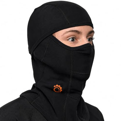 GearTOP Balaclava Ski Mask for Men and Women, Winter Motorcycle Face Mask - color: Black