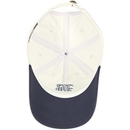 Boston Gothic B Dad Hat, Embroidered Low Profile Baseball Cap for Women Men - color: White Navy
