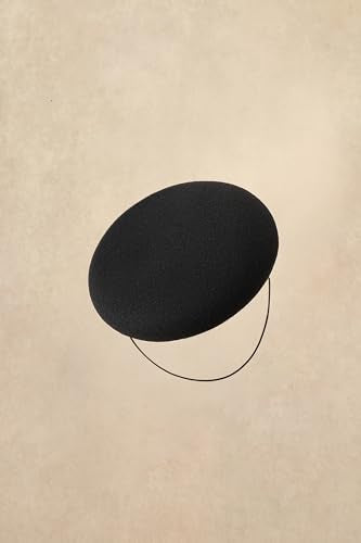 BABEYOND Fascinators Hats for Women British Felt Pillbox 1950s Church Hat - color: Black