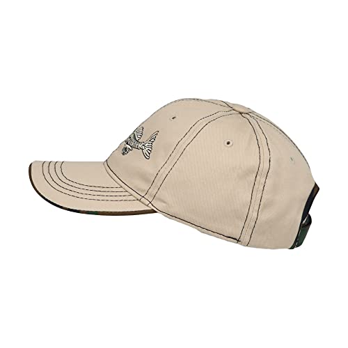 WITHMOONS Cotton Fishing Hat Fish Bone Embroidery Trucker Dad Baseball Cap YZ10119 - color: Beige