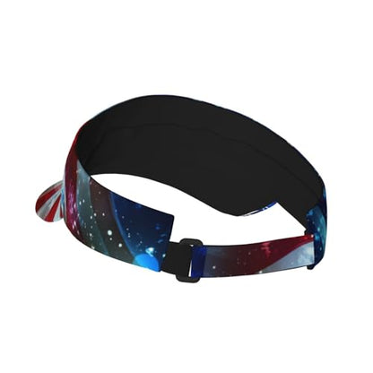 United States 250th Anniversary Hat America Patriotic Visor Caps for Women Men Adjustable Sun Hat - color: American Flag 4