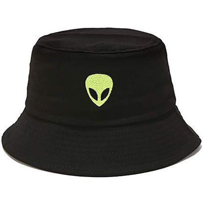 Unisex Bucket Hat Summer UPF 50+ Sun Protection Outdoor Beach Fishing Travel Hiking Hat - color: Alien