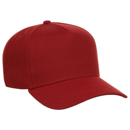 Lids Blank Hook Shot A-Frame Adjustable Snapback Hat – Breathable Mesh & Lightweight | Curved Bill | One Size Fits Most - color: Maroon