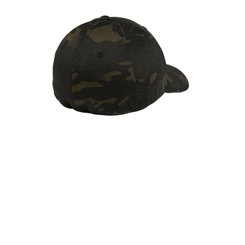 Port Authority Men's Flexfit Cap - color: Multicam Black, size: Small-Medium