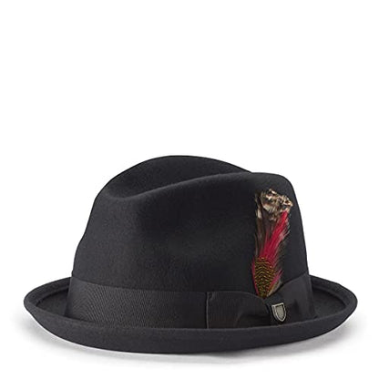 Brixton Men's Gain Fedora Hat - size: X-Small