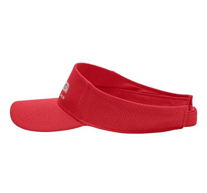 Runner Running Sport Sun Visor - color: Red