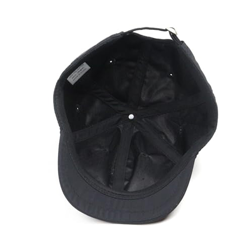 3cm Short Brim Stretch Fitted Baseball Caps Men's Quick Dry Breathable Unstructured Cap Curved Brim Trucker Hat K380 - color: Black