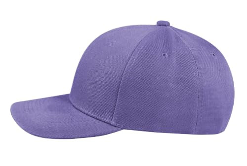 TK Flex Blank Hats, Adjustable Plain Hats, Casual Women's and Men's Hats, Baseball Caps for Patches and Embroidery, 12 Pack - color: Purple