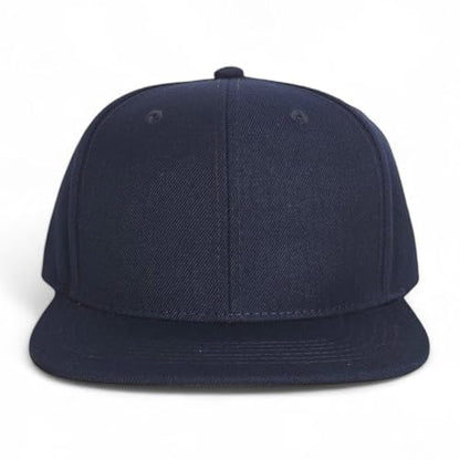 E BY ELIDAN Flat Bill Hat, Structured Flat Brim Baseball Cap for Men - color: Navy