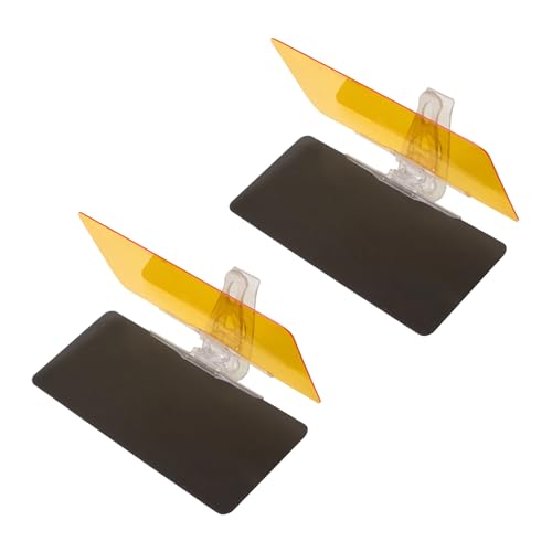 ZIMISI 2PCS Car Sun Visor Extender, 2 in 1 HD Day and Night Anti-Glare Goggles for Safe Driving, Adjustable Angle Car Visor Extender Sun Blocker, Universal Accessories for Most Cars