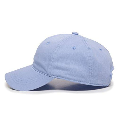 Pigeon Baseball Cap Embroidered Cotton Adjustable Dad Hat - color: Light Blue