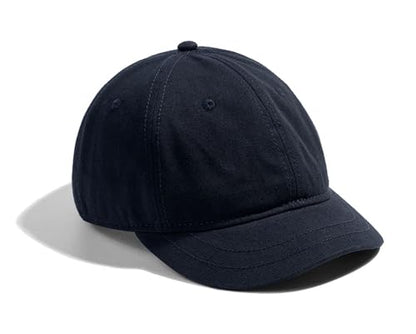 Adjustable Mens and Womens Sun Hat Short Brim Baseball Cap - color: Navyblue