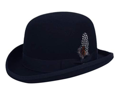 EPOCH Men's Wool Felt Derby Hat - color: Navy, size: Large