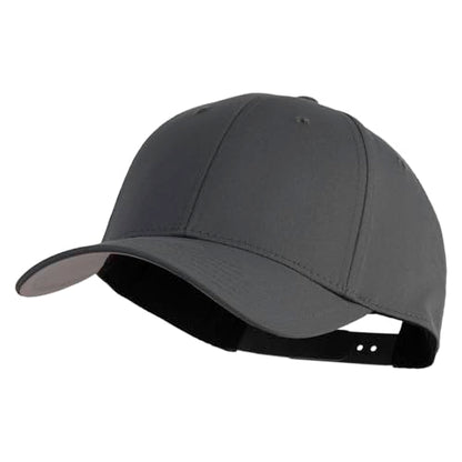e4Hats.com 6 Panel Low Profile Structured Baseball Cap - color: Charcoal Grey