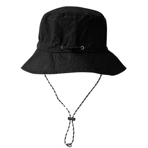 Women Quick Dry Packable Fishing Hat Summer Outdoor Lightweight Hiking Sun Hat with Detachable Chin Strap Medium