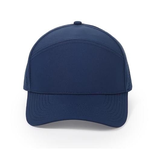 HH HOFNEN Quick Dry Baseball Cap Snapback Golf Trucker Hat for Man Women - color: 1-navy