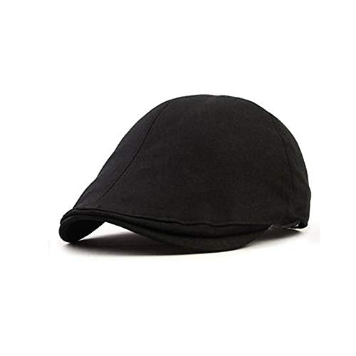 WITHMOONS Newsboy Hat Original Clean Up Adjustable Style Ivy Hat MAAD0884 - color: Black