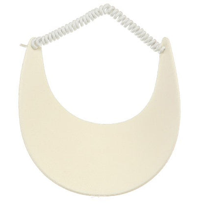 e4Hats.com Fabric Foam Visor - color: White