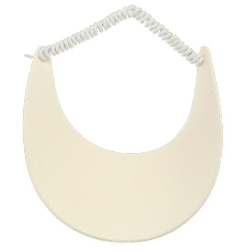 e4Hats.com Fabric Foam Visor - color: White