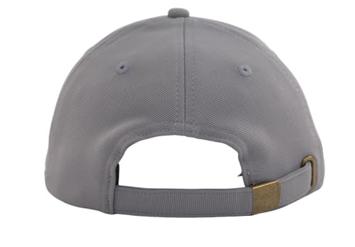 TSSGBL Men's Plain Baseball Hat - OSFM & XXL Big Head Fit，Adjustable Structured Ball Cap with Reflective Sandwich Brim - color: Grey, size: Medium-Large