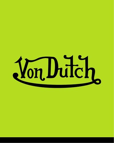Von Dutch Unisex Cuffed Knit Skull Cap Beanie, Embroidered Logo - color: Sepia Stone