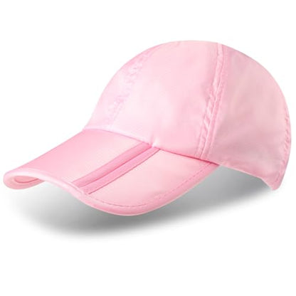 Sumolux Waterproof Baseball Cap Men Women Sun Hat Quick-Drying - color: Pink, size: One Size