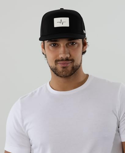 VYBE Performance Snapback Hat - Water-Repellent, Breathable Athletic Baseball Cap for Golf, Gym, Sports, Water - color: Midnight Vybe