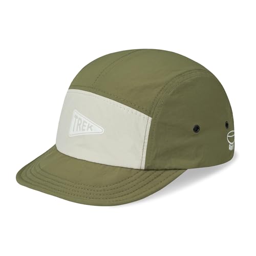 Clakllie Quick Dry Short Brim Hats for Men 5 Panel Running Hat Waterproof Baseball Cap Outdoor Hiking Hat Flat Bill Cadet Cap - color: Cdus-bssd2567-army Green
