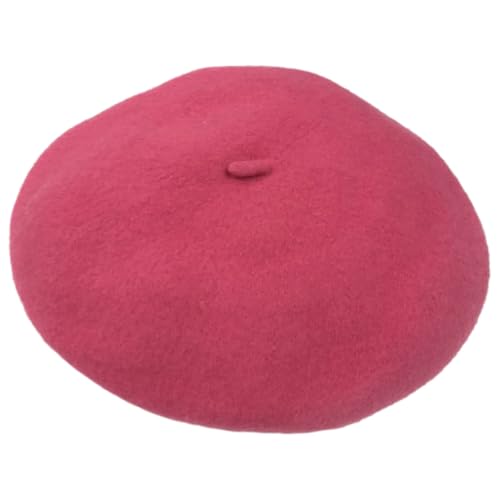 Merona Womens Hot Pink Fuchsia Wool Felt Beret Hat