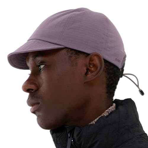 UNDERCONTROL Colorful Cycling Supplex Cap UPF 40 Low Profile Short Brim Foldable Quick Dry Outdoor Sports Adjustable hat - color: Cn Rip Purple