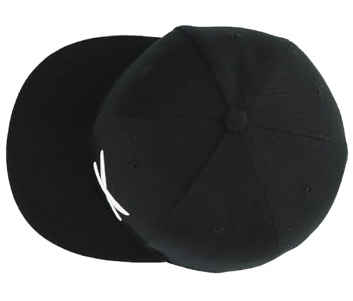 Funny Chef Hats, Snapback Flat Bill Dad Hat for Men, Adjustable Cotton Embroidered Knives Kitchen Women Baseball Caps - color: Black