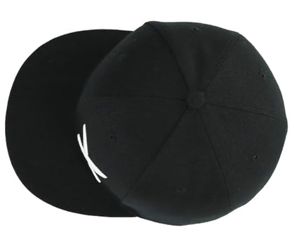 Funny Chef Hats, Snapback Flat Bill Dad Hat for Men, Adjustable Cotton Embroidered Knives Kitchen Women Baseball Caps - color: Black