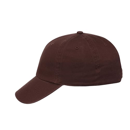 Lids Blank Baseline Dad Adjustable Strapback Hat - color: Brown