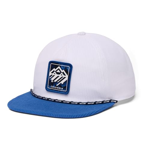 Columbia Unisex Packsaddle Corduroy Snap Back - color: White/Mountain Blue/Ski Mountains