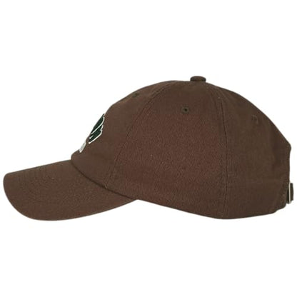 E BY ELIDAN Boston EST 1630 Dad Hat, Embroidered Cotton Baseball Cap - color: Brown