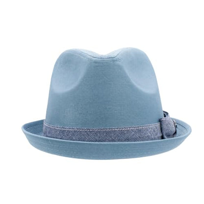 Peter Grimm Depp Fedora Hat - color: Blue Wash, size: Large-X-Large