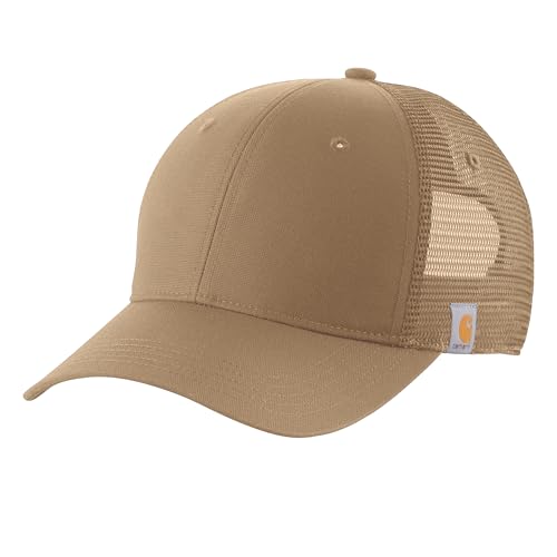 Carhartt Men's Rugged Professional Series Canvas Mesh-Back Cap - color: Dark Khaki Closeout