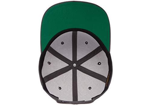 Flexfit Unisex Adult Yp Classics Premium Snapback Cap – 2-Tone - color: Dark Grey