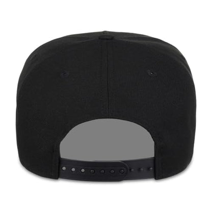 Lids Blank Hook Shot A-Frame Adjustable Snapback Hat – Breathable Mesh & Lightweight | Curved Bill | One Size Fits Most - color: Black